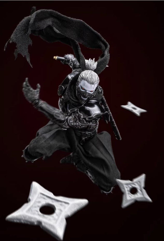 YYDS 1/12 Soldado de Brinquedo Ninja Samurai Máscara Acessórios de Modelo Adequado para Boneco de Ação de 6'' Em Estoque