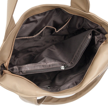 2 Sets Women Handbags Top Quality Pu Leather Luxury Large Capacity Tote Bag Ladies Crossbody Shoulder Bag Purses and HandbagsSac