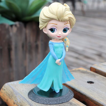 Disney Princesas Ariel Rapunzel Cinderela Sereia Anna Elsa Bela Sofia Branca de Neve Mulan A Pequena Sereia Bonecos Brinquedos Presente Infantil