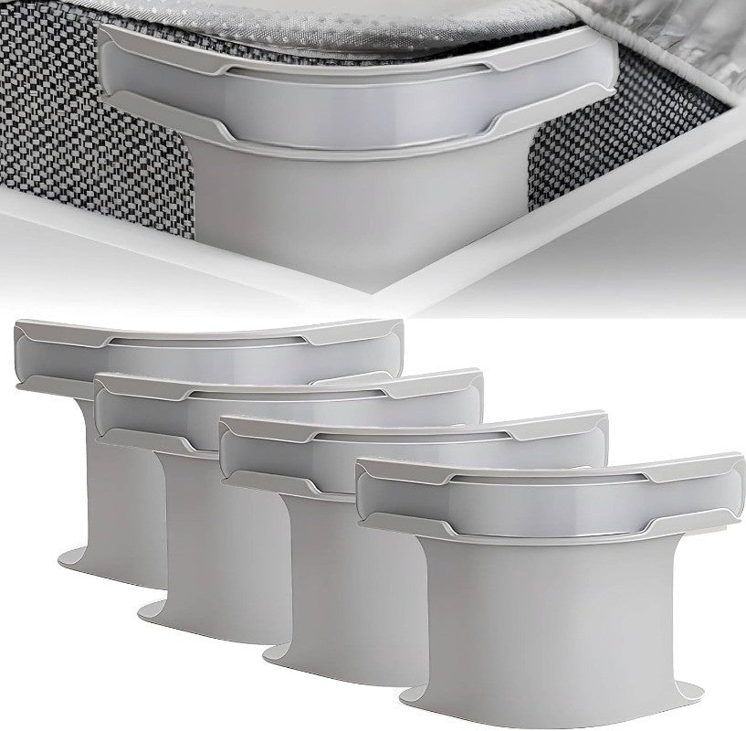 Heavy Duty Bed Sheet Corner Tightener Clips Durable Sheet Fastener with Locking Grippers for Bedding Anti-Shift Accessories