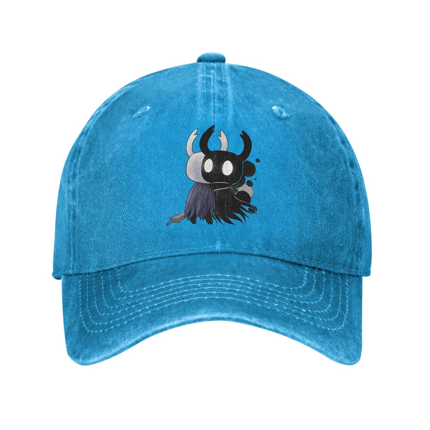 Hugs Hollow Knight Baseball Caps Vintage Distressed Denim Game Ghost Skull Snapback Hat Summer Unstructured Soft Hats Cap