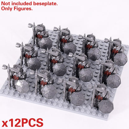 Soldado Asgard Medieval Anão LOTR Javali Cabra Carroça Animais Figuras Blocos de Montar Brinquedos Tijolos Senhor Presente Para Crianças