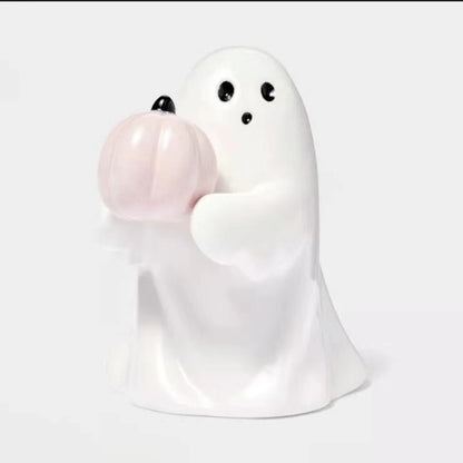 Cute Ghost Statuet Halloween Creative Ghost Ornament Home Garden Decoration