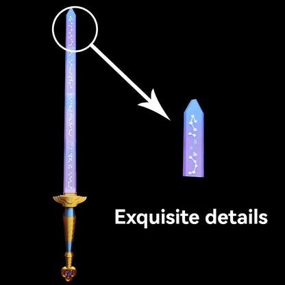 Kpop Rumi Sword With Symbol Outfits Demon Roleplay Hunters Sword Cosplay Prop Women Men Halloween Carnival Costume Accessories