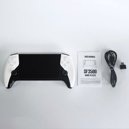 SF3500 Handheld Game Console, 5-Inch IPS Large Screen Portable Game Console, Built-in 20000+ Games, Supports FHD Output