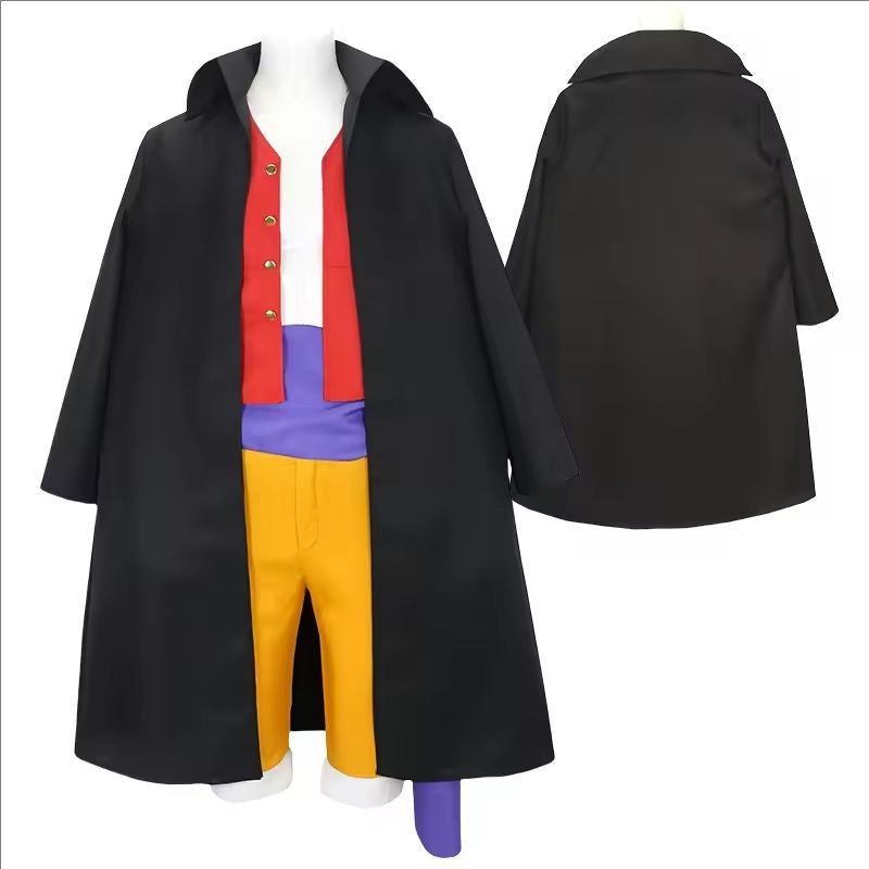 Anime Monkey D Luffy Cosplay  Wano Country Onigashima Chapter LMen's Clothing Cloths Halloween Carnival Costume For Adult