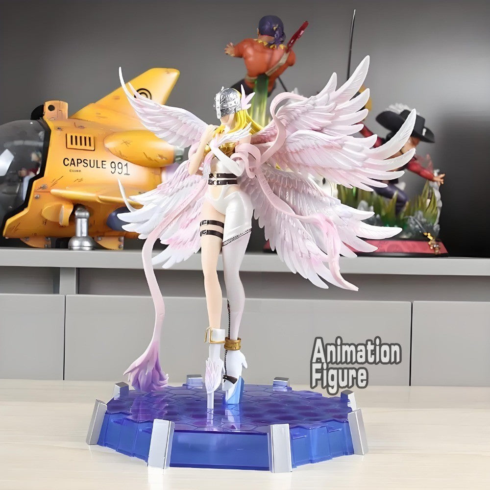 26 cm/10,24 pol. Anime Digimon Adventure Figure Angewomon Bonecos de Ação PVC Coleção Modelo Brinquedos para Presentes Infantis