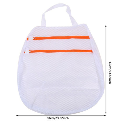 Waterproof Heavy Duty Backpack Black One Size Polyester Laundry Bag Camping Travel Sport Large Clothing Storage Bag Ditty Bags