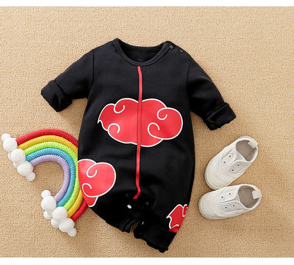 Newborn Clothes Anime Handsome Cosplay Cotton Comfortable Soft 0-18 Boys And Girls Spring And Autumn Long Sleeved Baby Jumpsuit