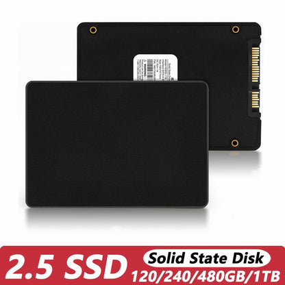 SSD de 120GB 240GB 480GB 1TB, 2,5 polegadas, Unidade de Estado Sólido, SSD SATA3 para Laptop e Desktop