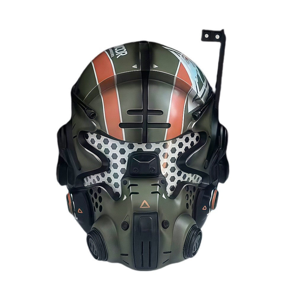 Titanfall Jack Cooper Led Light Mask Cosplay Helmet Halloween Costume for Adult Man Face Masks Masquerade Carnival Party Prop
