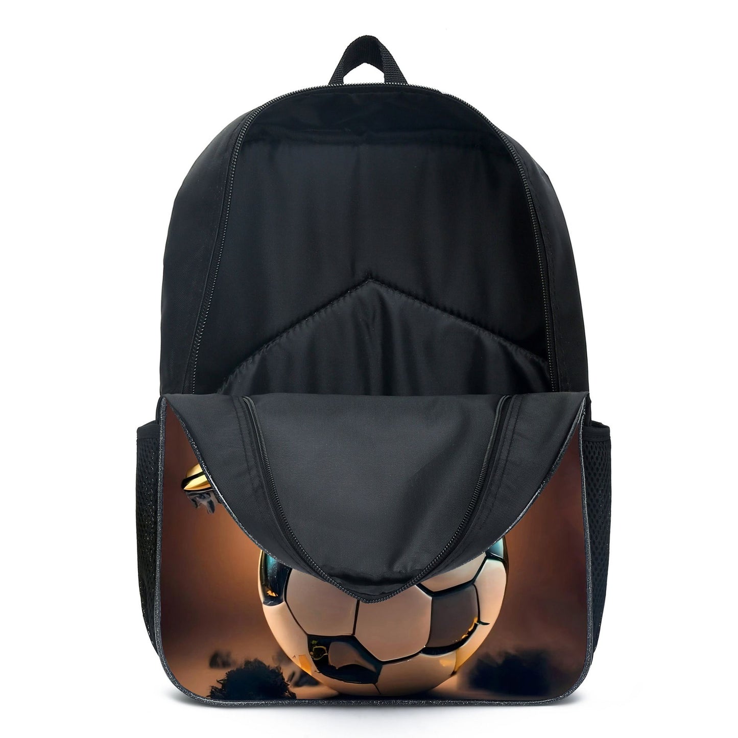 Luxury Popular football 3D Print 3pcs/Set pupil School Bags Laptop Daypack Backpack Inclined shoulder bag Pencil Case