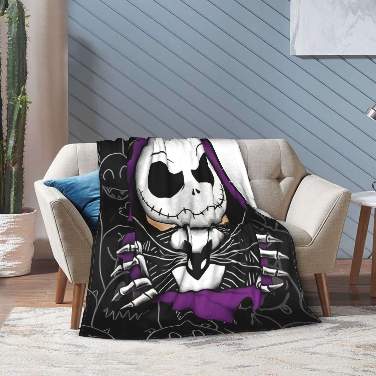 Nightmare Before Christmas Jack Cartoon Blanket Quality Soft  Throw Blanket Autumn Camping Couch Bed Graphic Bedspread