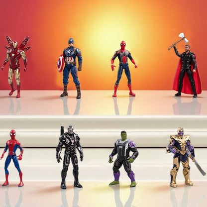 ZD Toys Vingadores Lendas Homem de Ferro Homem Aranha Thor Capitão América Thanos Hulk Máquina de Guerra Bonecos de Ação Presente