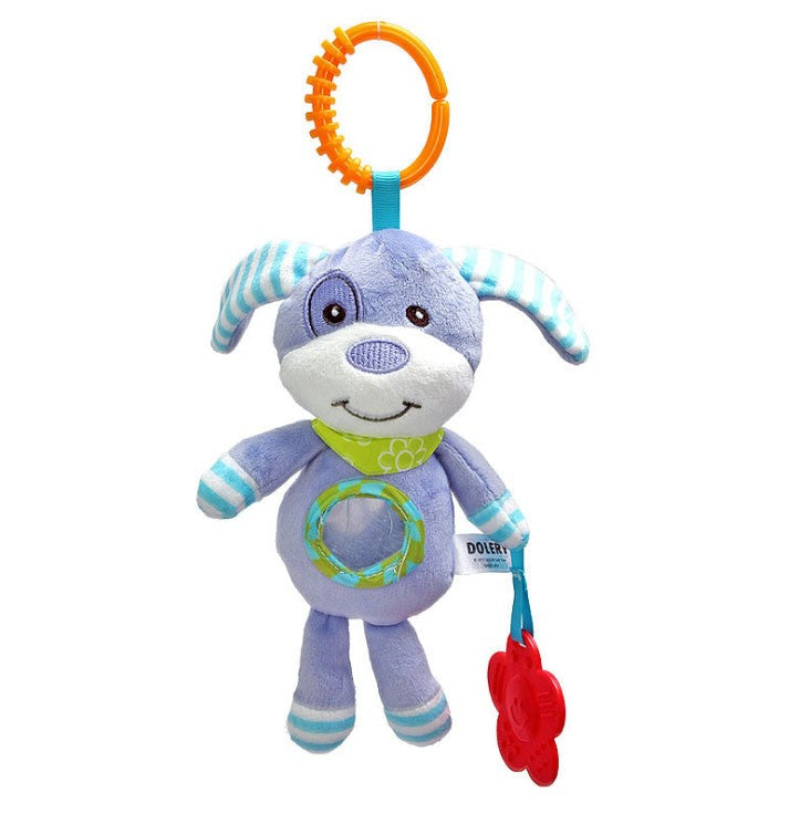 Hot Sale Newborn Baby Plush Stroller Toys Baby Rattles Mobiles Cartoon Animal Hanging Bell Educational Baby Toys 0-12 Months