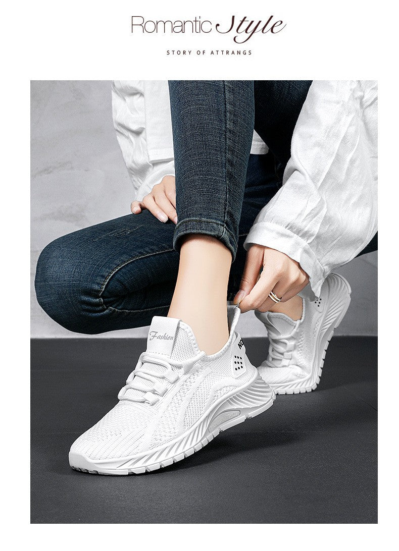 ?Sapatos Femininos Verão 2025 Tênis Casual Malha Respirável Leve Acessível Frete Grátis?