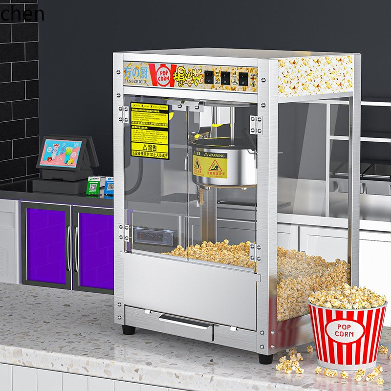 ZML popcorn machine Commercial fully automatic electric heating gas spherical corn machine