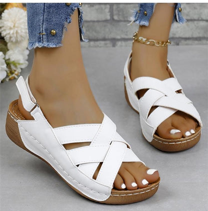 Women Sandals Shoes Summer Beach Shoes Woman Party Sandals For Women Wedge Ladies Shoes Non-Slip Footwear Women Sandal Female