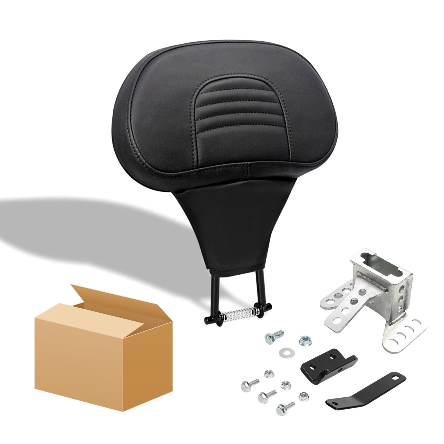 Encosto do Banco Dianteiro do Piloto de Motocicleta Ajustável para Harley Davidson Touring Road King Street Electra Glide 2009-2025