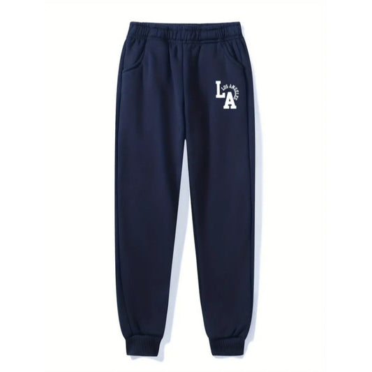 Sweatpants Mens Casual Cotton Mens Joggers Tracksuit Bottoms Men with Loose fit Gym “Los Angeles” Printed