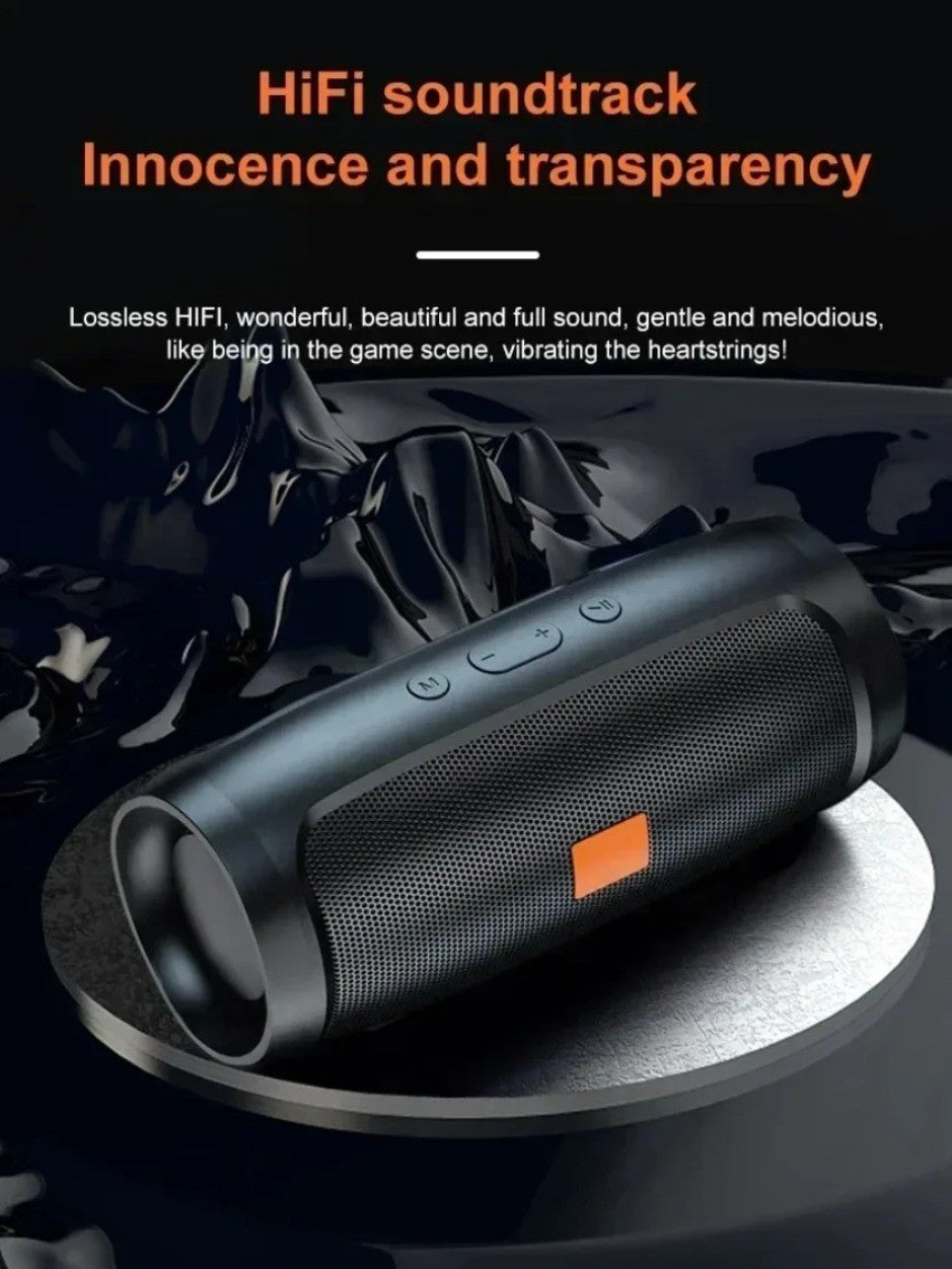 XIKCU Portable Dual Bluetooth Speaker Stereo Outdoor Tfusb Playback Fm Voice Broadcasting Portable Subwoofer 50 Wireless Speaker