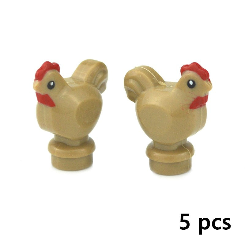 Creative DIY Model cute little Animal MOC Brick Building Blocks Pet Zoo Dog Duck Tortoise Penguin Cat Pig Bird Rabbit Toys