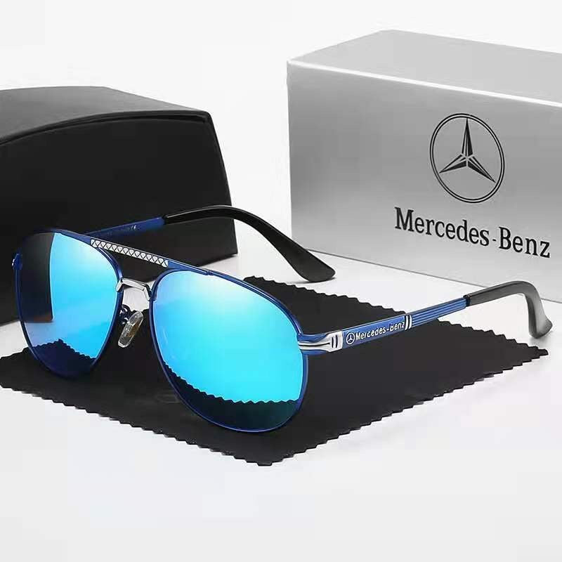 For Mercedes Benz A B C E S V Class GLB GLC GLE AMG Pilot SLK SLC ML Car High Men Anti Glare Driver Goggles Polarized Sunglasses