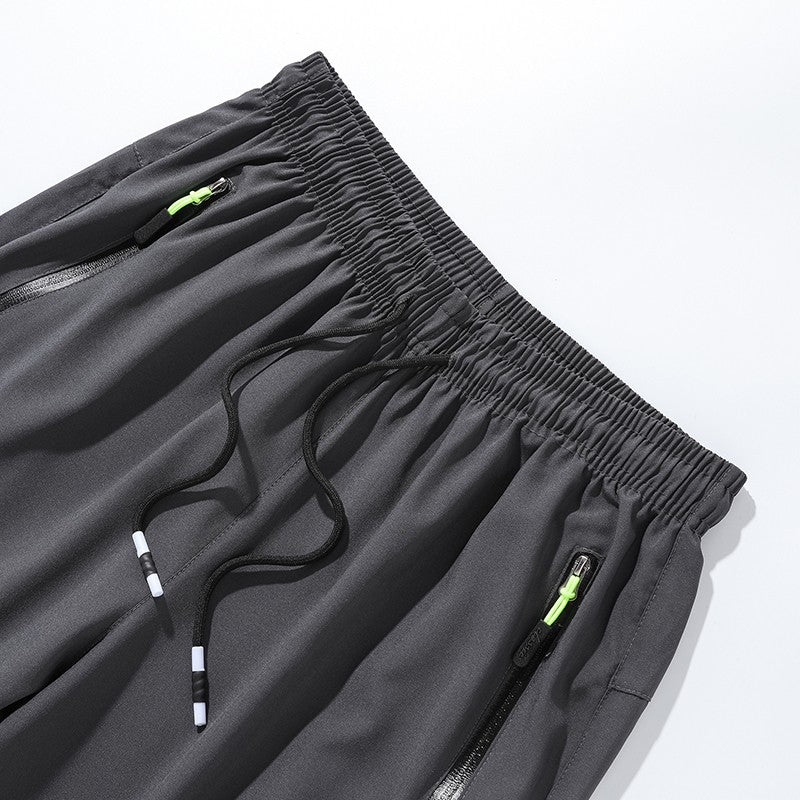 Elastic Waist Jogger Sweatpants Men Casual Classic Sport Men's Pants Quick Dry Straight Trousers Breathable Plus Size 4XL 5XL