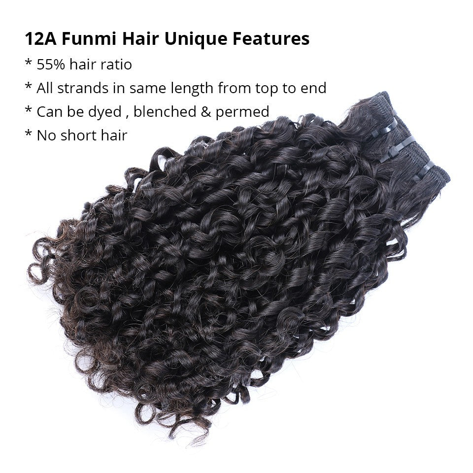 Cabelo Virgem Cru Barato de 30 Polegadas Birmanês Pixie Cacheado Ondulado (Bundle Deal) Cabelo Humano 100% Cru Cacheado Profundo 3/4 Pacotes de Extensão de Cabelo