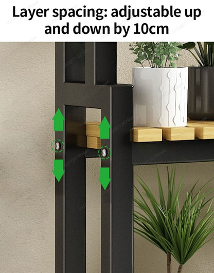 Floor-standing Plant Stand, Flower Stand, Flower Shelf, Planter Rack, Storage Organizer, Display  Garden, Balcony, 2, 3, 4Tier