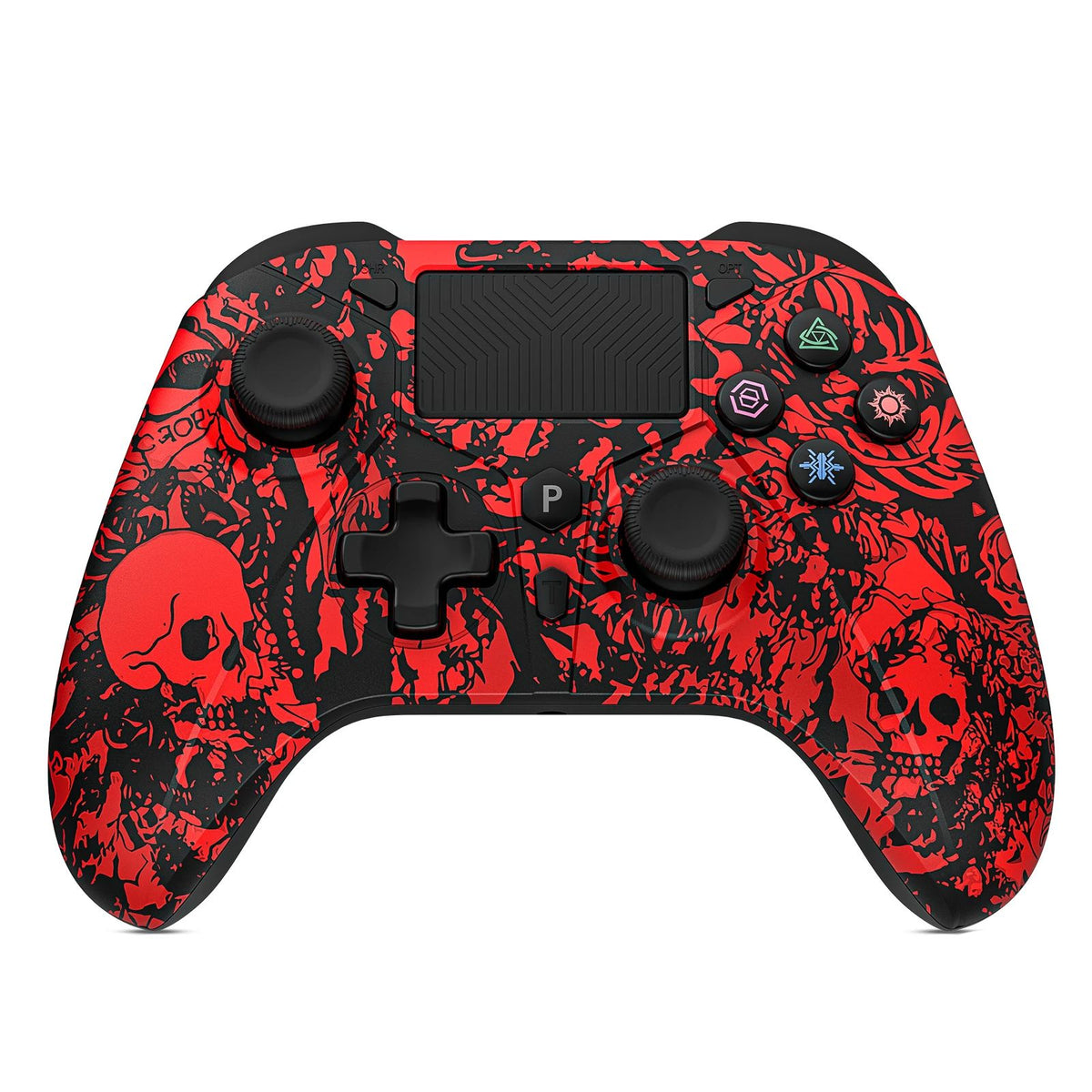 Game Controller For PlayStation 4/PS4 Pro/Slim/PS3/PC/IOS/Switch Wireless Gamepad,W/Turbo Dual Vibration 6-Axis Gyro 3.5mm Jack