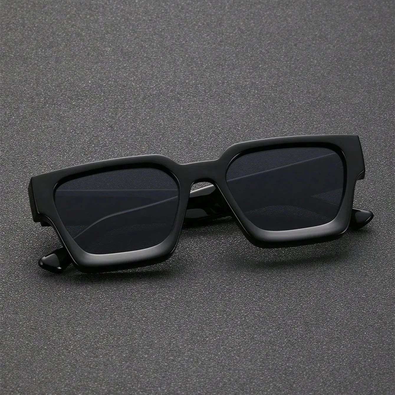 Retro Black Millionaire Shades Luxury Sunglasses 2025 For Men Designer Famous Brand Square Sun Glasses Man Women Sunglass