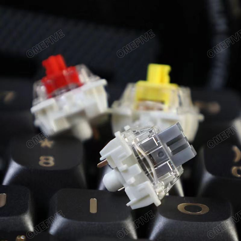 GATERON G Pro V3 3.0 Pro Switch 3 pin para Teclado Mecânico Pré-Lubrificado RGB Linear Tátil Branco Amarelo Vermelho Prata Marrom Eixo MX
