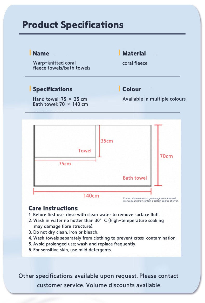 2pcs Thickened Towel Bath Towel Setstrong Absorbentfast Dryingnon-Lintingdurableideal For Family Usebeach Essentials