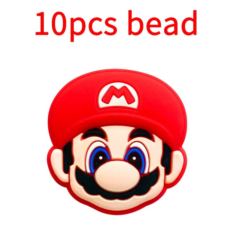 10pcs Mickey Minnie Silicone Pacifier Clips Food Grade Teethers For Baby DIY Baby Soother Nursing Pacifier Chain Accessories