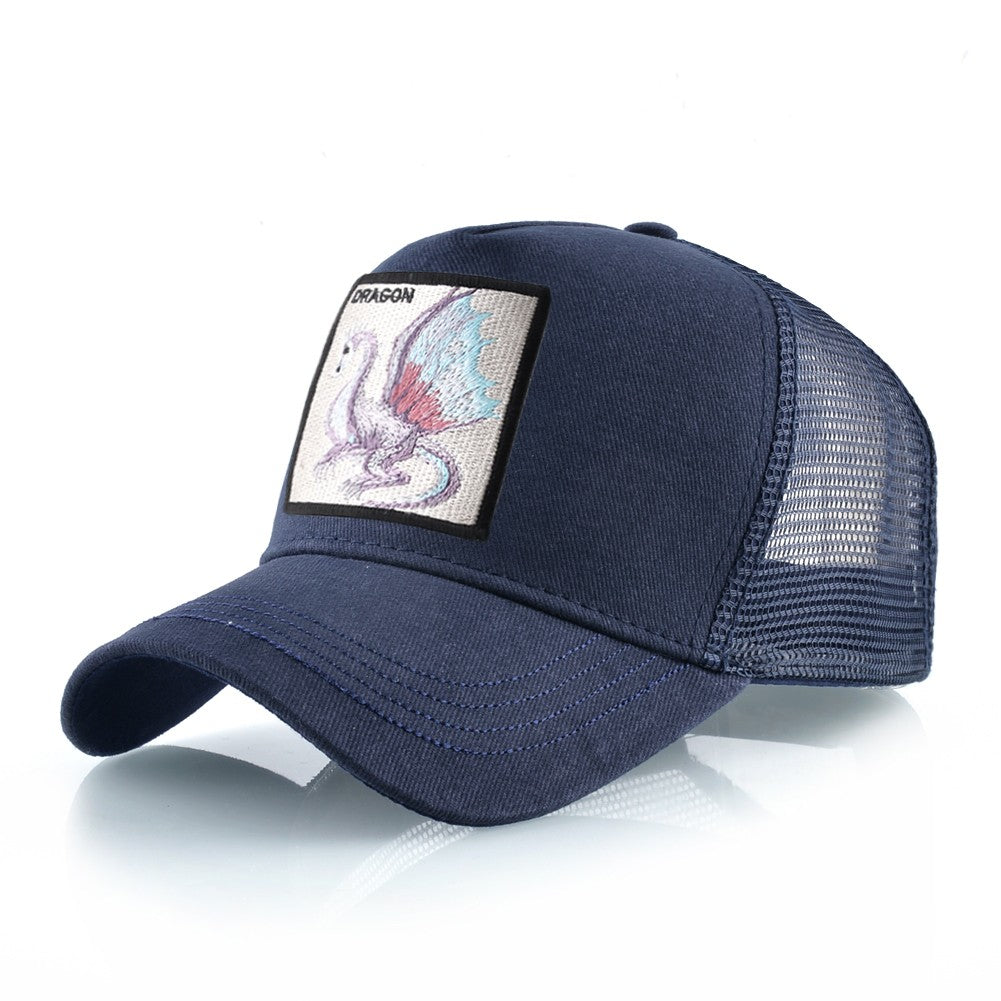 TQMSMY Boné de Beisebol Bordado com Dragão Masculino, Chapéus Casuais para Exteriores com Viseira, Bonés Trucker Snapback Femininos, Unissex Hip Hop Drake Bones