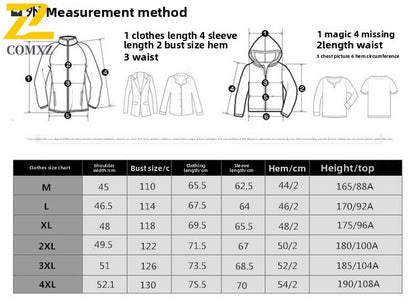 2025 Autumn Windproof Jacket Men's Trendy Solid Color Zipper Pocket Windbreaker Coat Casual Camping Jogging Loose Hooded Jackets