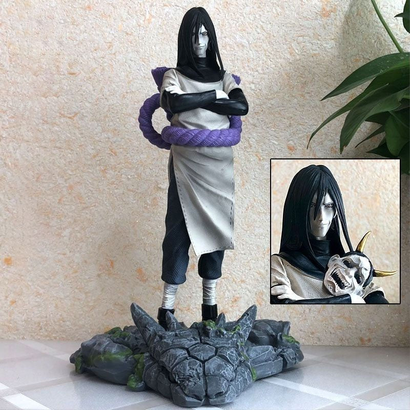 Boneco de Anime Naruto Orochimaru Action Figure Akatsuki PVC Modelo Estátua Decoração de Mesa Coleção de Periféricos de Anime Brinquedo de Presente