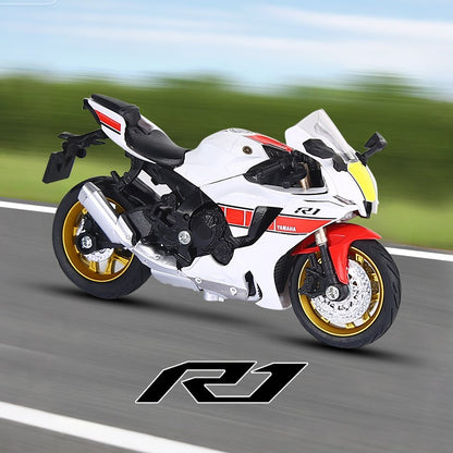 1:18 CBR1000RR R1 GSX1000 Hayabusa Simulação Liga Modelo de Moto Coleção Autorização Genuína Miniatura de Moto de Brinquedo