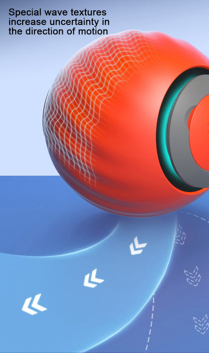 Bola de Brinquedo Inteligente para Gatos com Pena - Bola Elétrica Automática para Gatos com Movimento Ativo para Animais de Estimação