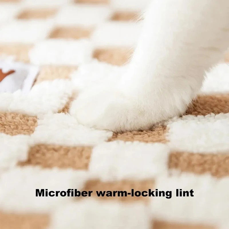 Cama de Gato de Pelúcia Quente de Inverno com Aparência de Rena Esconderijo Túnel para Gatos Brincar e Dormir Casa Integrada para Gatos Ninho para Animais de Estimação