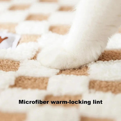 Cama de Gato de Pelúcia Quente de Inverno com Aparência de Rena Esconderijo Túnel para Gatos Brincar e Dormir Casa Integrada para Gatos Ninho para Animais de Estimação