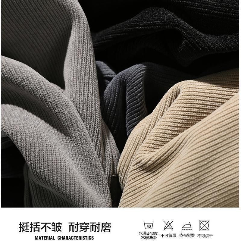 Autumn and Winter Men's Corduroy Casual Trousers Leggings Sweatpants Loose and Versatile Construction Site Pants Men's Trousers