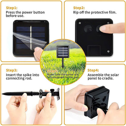 300Leds Solar Curtain Light Outdoor Fairy Garland String Lights 8 Modes Wedding Party Garden Decor Christmas Holiday Lighting