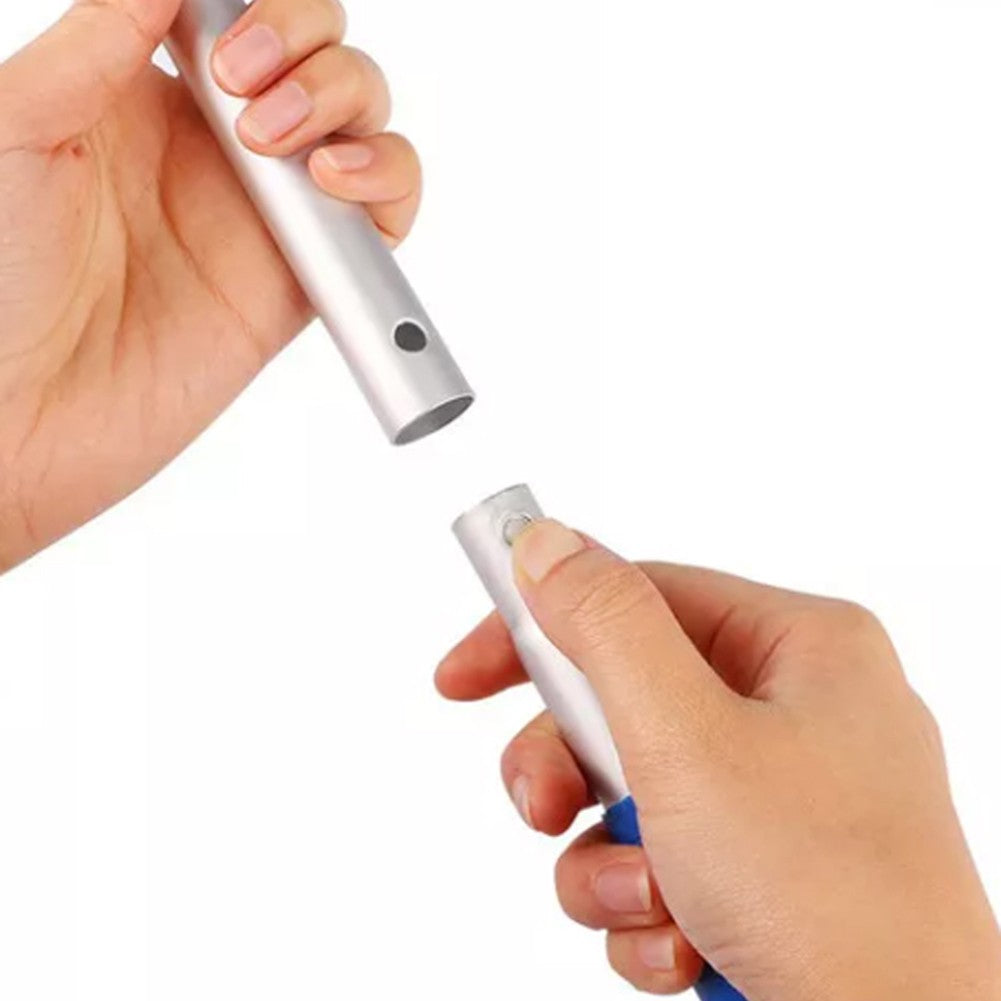 Swimming Pool Skimmer Net with 5 Aluminum Pole Sections Pool Net Skimmer Rak Pool Cleaner Leaf Removal Garden Pond Cleaning Tool