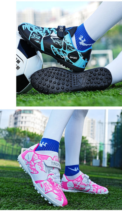 New Kids Football Shoes Match Soccer Shoes Indoor Football Field Boots Grass Training Original  Professional Sneaker Comfortable