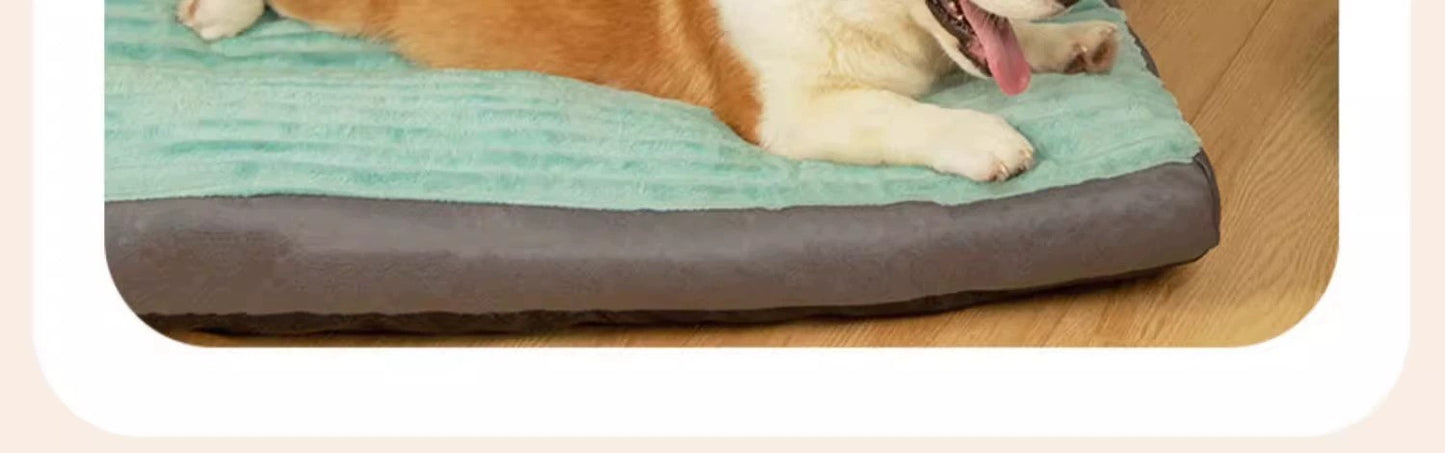 Cama para cães para todas as estações, para inverno, para cães pequenos, médios e grandes, cama para gatos quente, destacável e lavável, almofada para produtos para cães