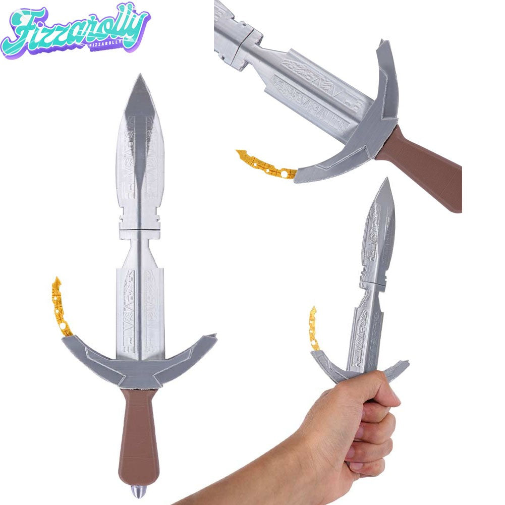 Rey Cosplay Sword Assassin Knife Prop Skywalker Costume Accessories Plastic Ornament Movie Weapons for Adult Halloween Carnival