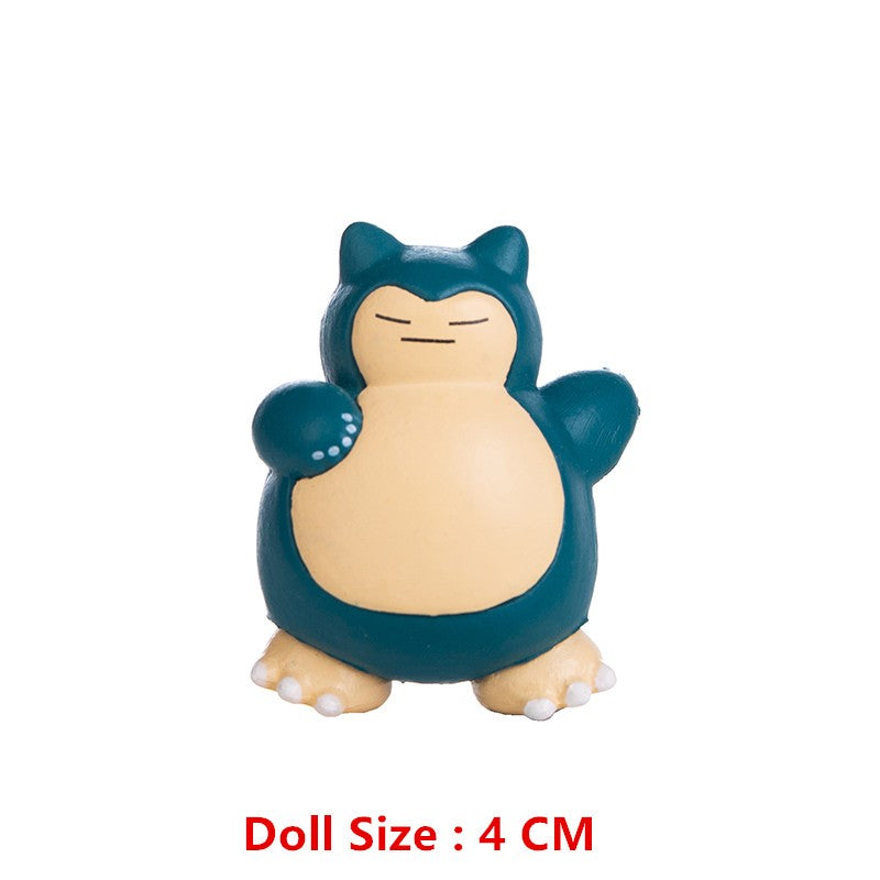 Pokémon 4-13cm Novos Desenhos Animados Filme Anime Figura Pikachu Mewtwo Charmander Blastoise Gurado Pet Ação Modelo Brinquedo Presentes