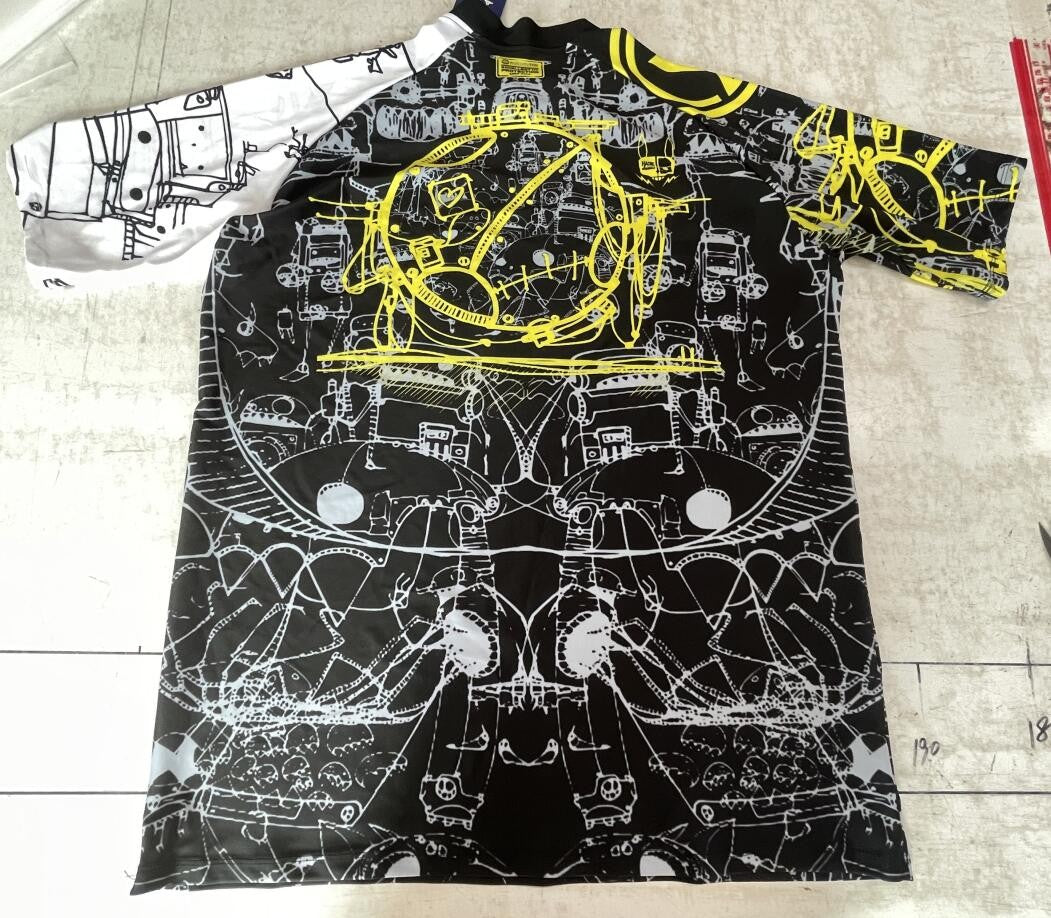 Men's Short Sleeve Surfing Shirt Nautical Diary Lycra Rashguard  For Surf Sportswear Beach Swimwear UPF50 Clothes